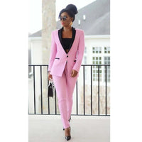 Elegant Couple Pink Suits Luxury Formal Occasion Slim Fit 2 Piece Jacket Pants Sets Customized High Quality  Clothing Good Vibrations