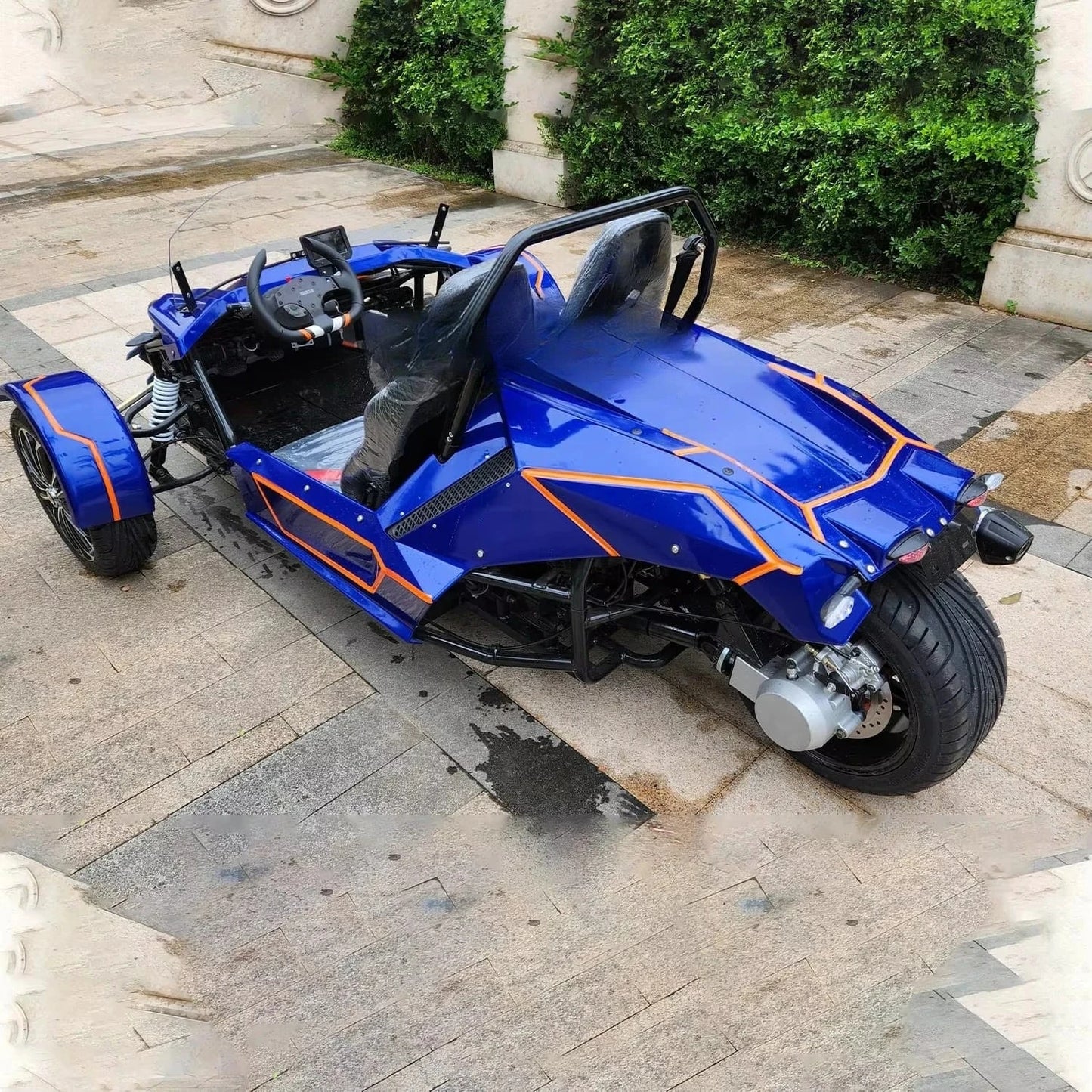 gasoline off-road vehicle tricycle motorcycle 3 wheels 350CC car ZTR tricycle automatic transmission electric tricycle Good Vibrations