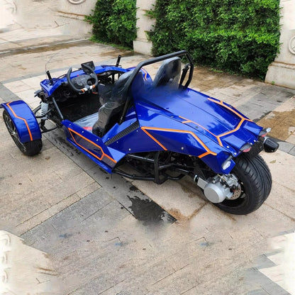 gasoline off-road vehicle tricycle motorcycle 3 wheels 350CC car ZTR tricycle automatic transmission electric tricycle Good Vibrations