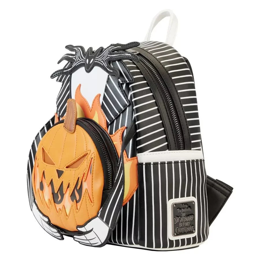 The Nightmare Before Christmas Jack Pumpkin Glow Backpack Backpack for Schoolbag Daypack Bookbags for Women Kids Teens Good Vibrations