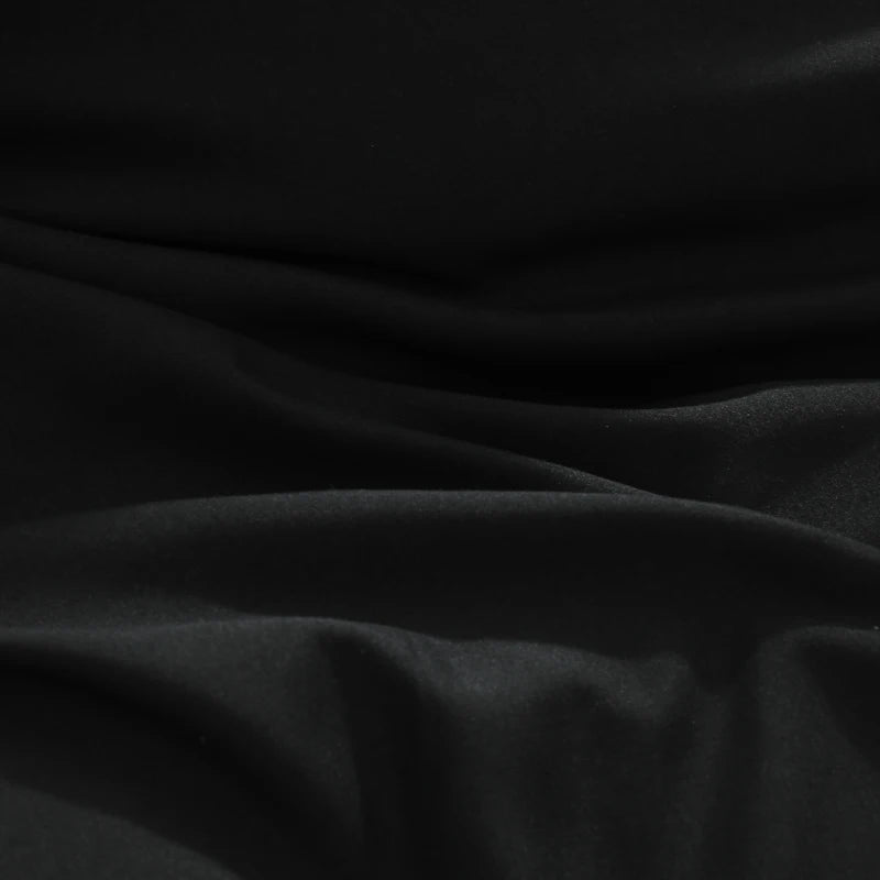 Black Color Bedding Set For Adults Simple Style Double Bed Sheet Sets Single/Queen/king Bed Cover Full Set Plain Bedding 이불세트 Good Vibrations