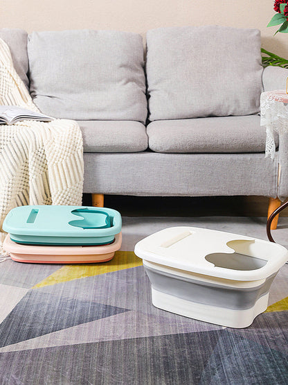 Foldable Footbath Massage Bucket Soaking Bucket Folding Basin Spa Foot Bath Bucket Household Sauna Bathtub Pedicure Bath Bathtub Good Vibrations Adult Super Store