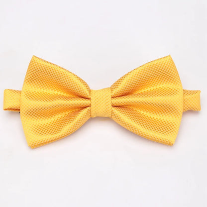 Men Bowties Solid Color Butterfly Wedding Necktie for Boys Girls Candy Bowknot Accessories Plaids Multicolor Adjust Neck Bow Tie Good Vibrations