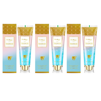 Niacinamide Whitening Toothpaste Remove Yellow Teeth Smoke Stains Improve Oral Smell Breath Fresh Tooth Bleaching Care Product Good Vibrations