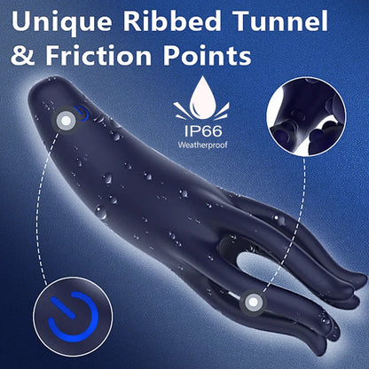 Glans Trainer Penis Delay Trainer G Spot Masturbator Soft Fingertip Prolong Endurance Massage Vibrator Erotic Toys Masturbator