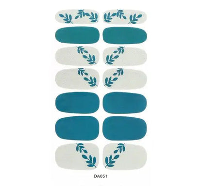 Nail Stickers DIY Decals For Nail Art Wraps Women Beauty Full Cover Nail Manicures Decorations Uñas Postizas Press On Nails Good Vibrations