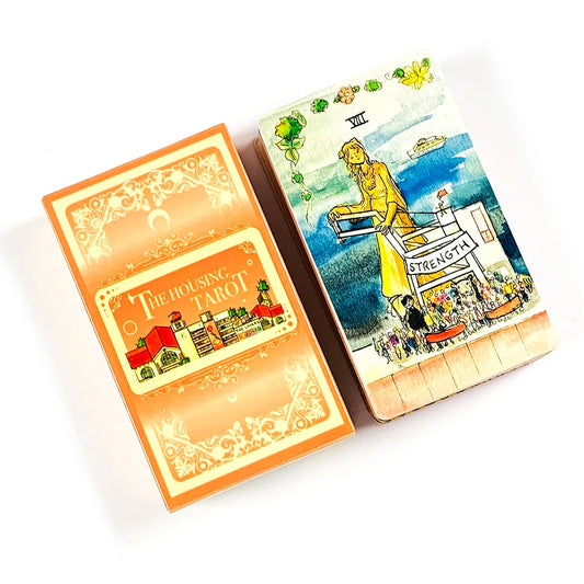 The Housing Tarot Cards 78 Cards English Version Divination Board Games Cards Game Family Gatherings Entertainment Tarot Cards Good Vibrations