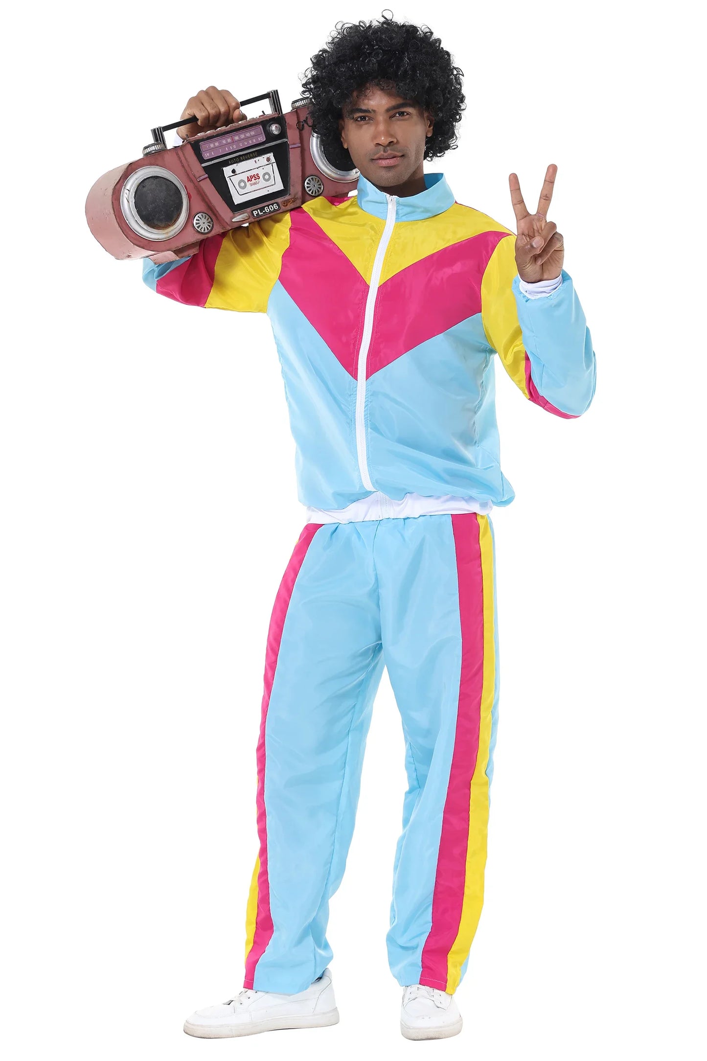 Couples Hippie Costumes for Women Male Vintage 70s 80s Rock Disco Cosplay Outfits Carnival Halloween Party Fantasia Dress Up Good Vibrations