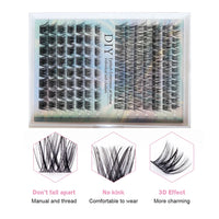 Eyelashes 280PCS Clusters Lash Bond and Seal Makeup tools DIY Lashes Extension kit for gluing Lashes Gluing Glue Accessories Good Vibrations
