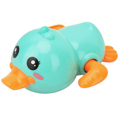 Baby Bath Toys Children Bathing Cute Swimming duck Water Playing Toys Clockwork Car Cartoon Vehicle Baby Bath Toy for Kids Gift Good Vibrations