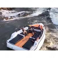Lake River Inflatable Boat Floating Platform Inflatable Fishing Boat Yacht Good Vibrations