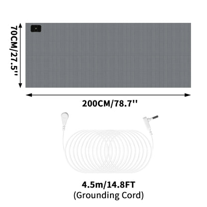 Grounding Mat Grounding Bed Sheet with 10% Silver Fiber & 90% Organic Cotton Natural Wellness and Healthy Earth Energy Good Vibrations