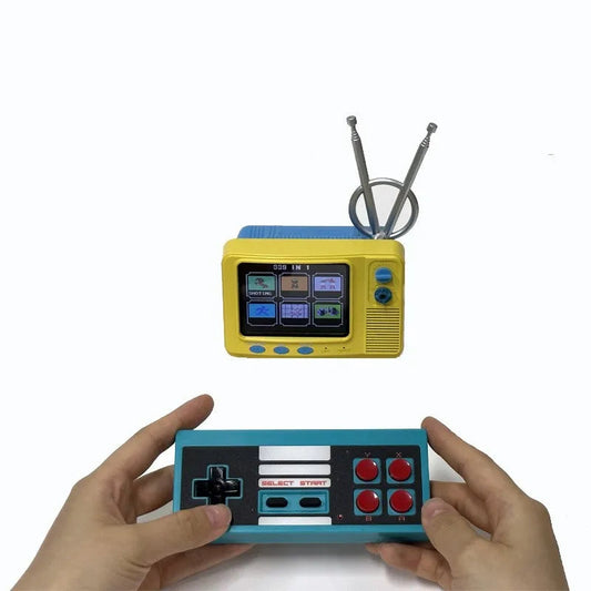 GV300 retro bookshelf TV game console 3.0 Inch Handheld Game Player Built-in 339 Classic Games Mini Pocket Gamepad Good Vibrations
