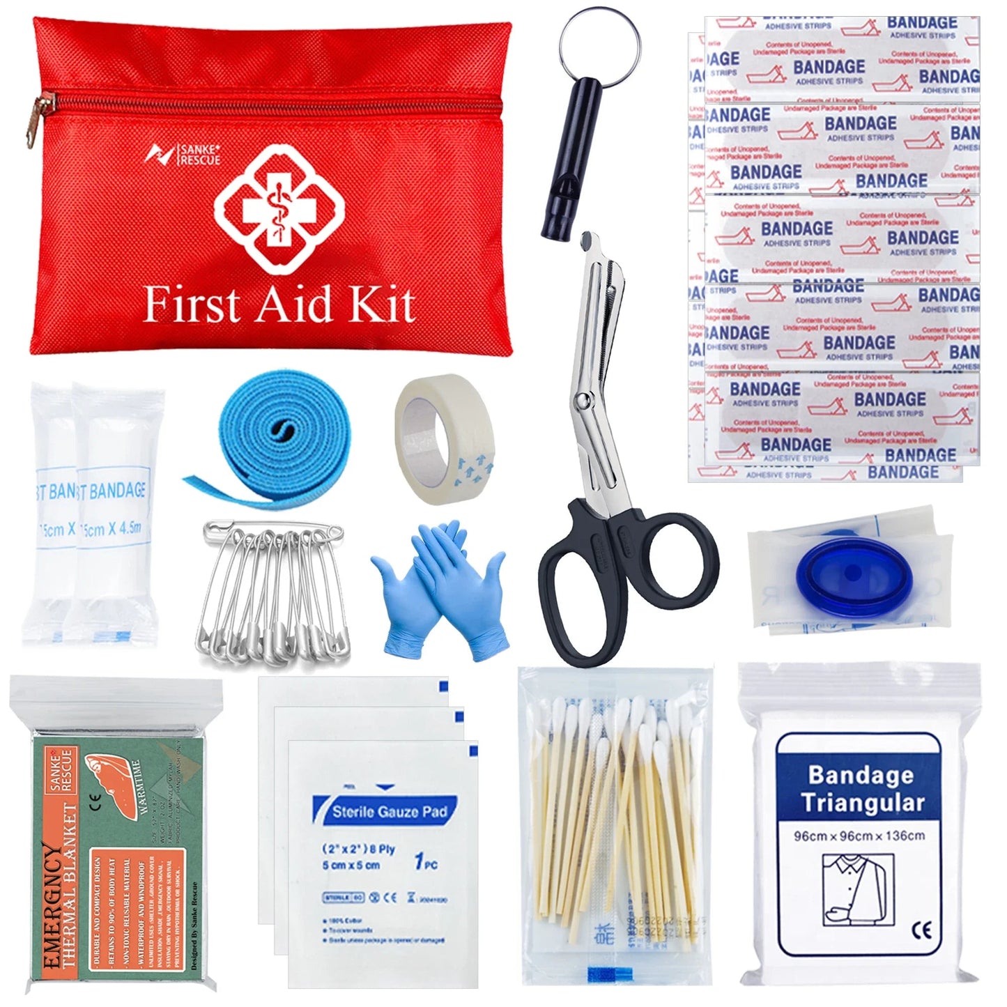 Survival First Aid Kit Survival Full Set Molle Outdoor Gear Emergency Kits Trauma Bag Camping Hiking IFAK Adventures Bag Good Vibrations
