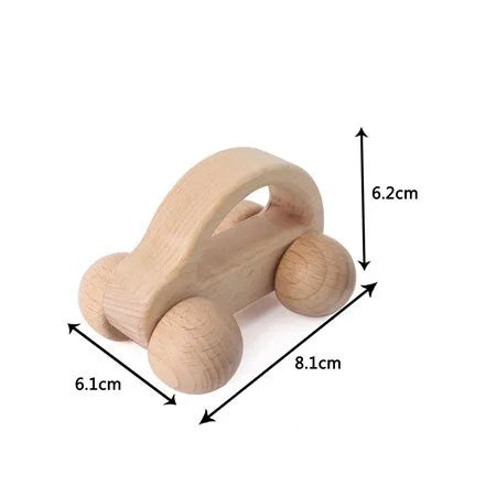 Wooden Cars Toys Maple Diy Crafts for Students Home Activities Montessori Grasping Teething Toy Newborn Birthday Gift Wood Block Good Vibrations