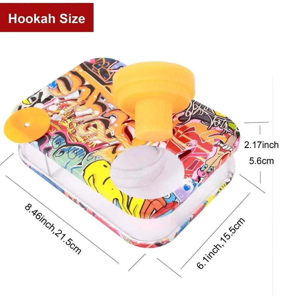 Acrylic Hookah Set with LED Silicone Shisha Bowl