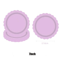 New purple party disposable tableware, baby shower, wedding party decoration, children's adult birthday party event celebration Good Vibrations