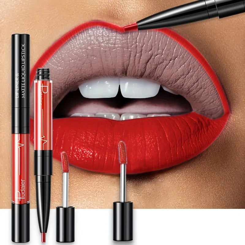 Ultra-Precise Waterproof Lip Liner - Lip Liners with High Pigment, Smooth, Sweatproof, Long-Lasting Wear for Perfect Lip Contour Good Vibrations