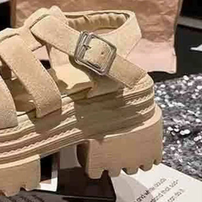 High Heels Women Sandals Cozy Platform Shoes Walking Casual Pumps Designer Woman Slippers 2025 Summer New Trend Mujer Zapatillas Good Vibrations