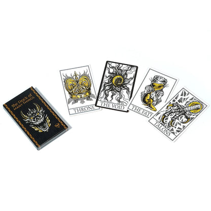Stained Tarot Cards High Quality 78-Card Deck Of Many Things Leisure Entertainment Game Card Gathering Divination Board Games Good Vibrations