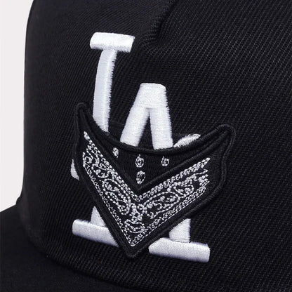 Unisex Los Angeles Embroidery Hip-hop Hats Spring Autumn Outdoor Adjustable Casual Baseball Caps Trucker Caps Sunscreen Hat Good Vibrations