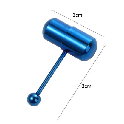 Women Vibrating Barbell Vibration Tongue Stud Stainless Steel Vibrating Tongue Nail Piercing Jewelry Body Jewelry Tongue Ring Good Vibrations