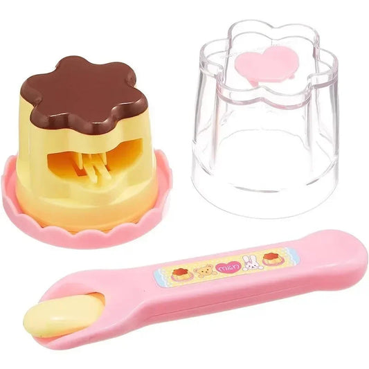 Food Feeding Pudding Feeding Toy Role Play Early Education Strawberry Pudding Toy Pretend Play House Toys Desktop Ornament Toys Good Vibrations