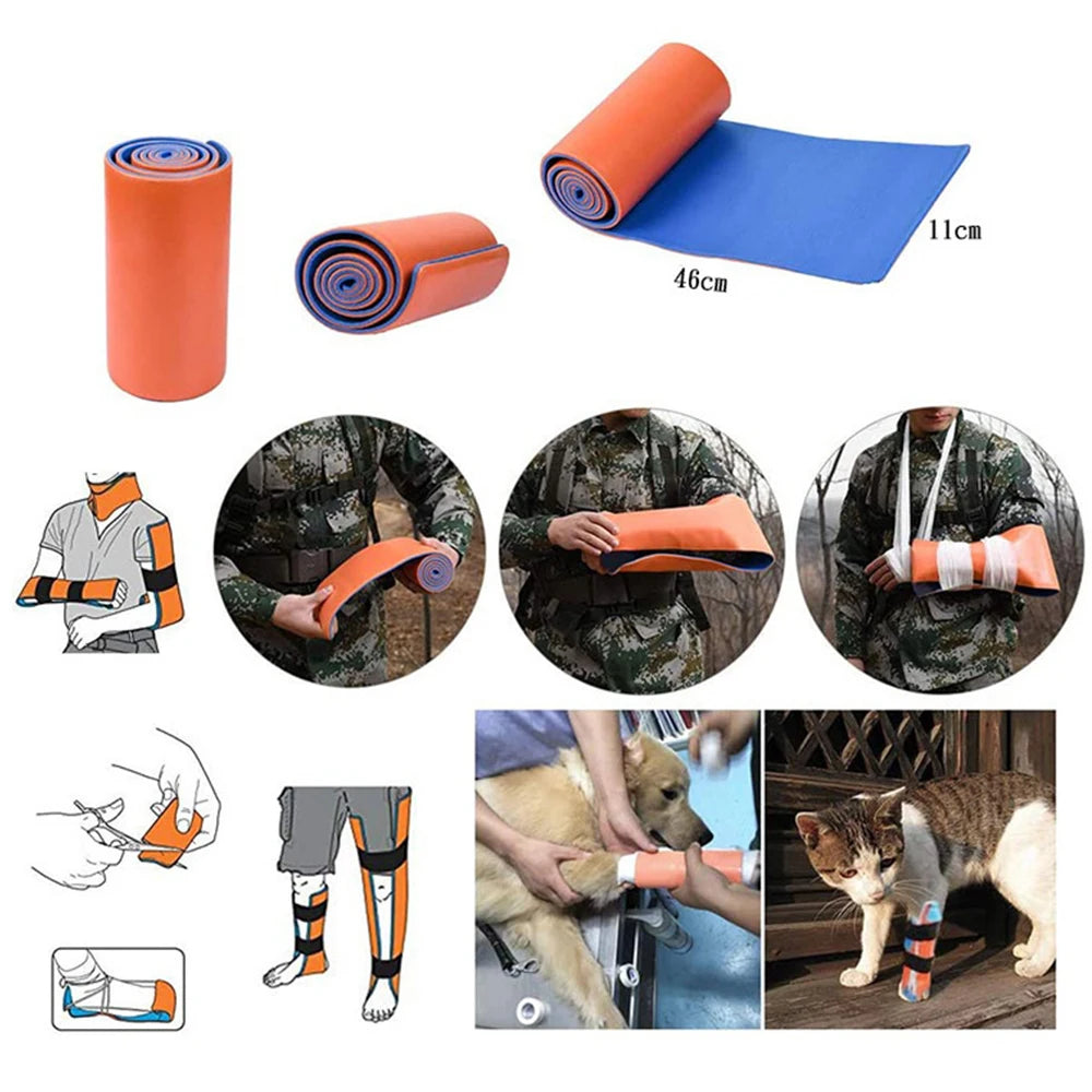 15PCS Survival First Aid Kit Survival Full Set Outdoor Gear Emergency Kits Trauma Bag Camping Hiking Adventures Good Vibrations
