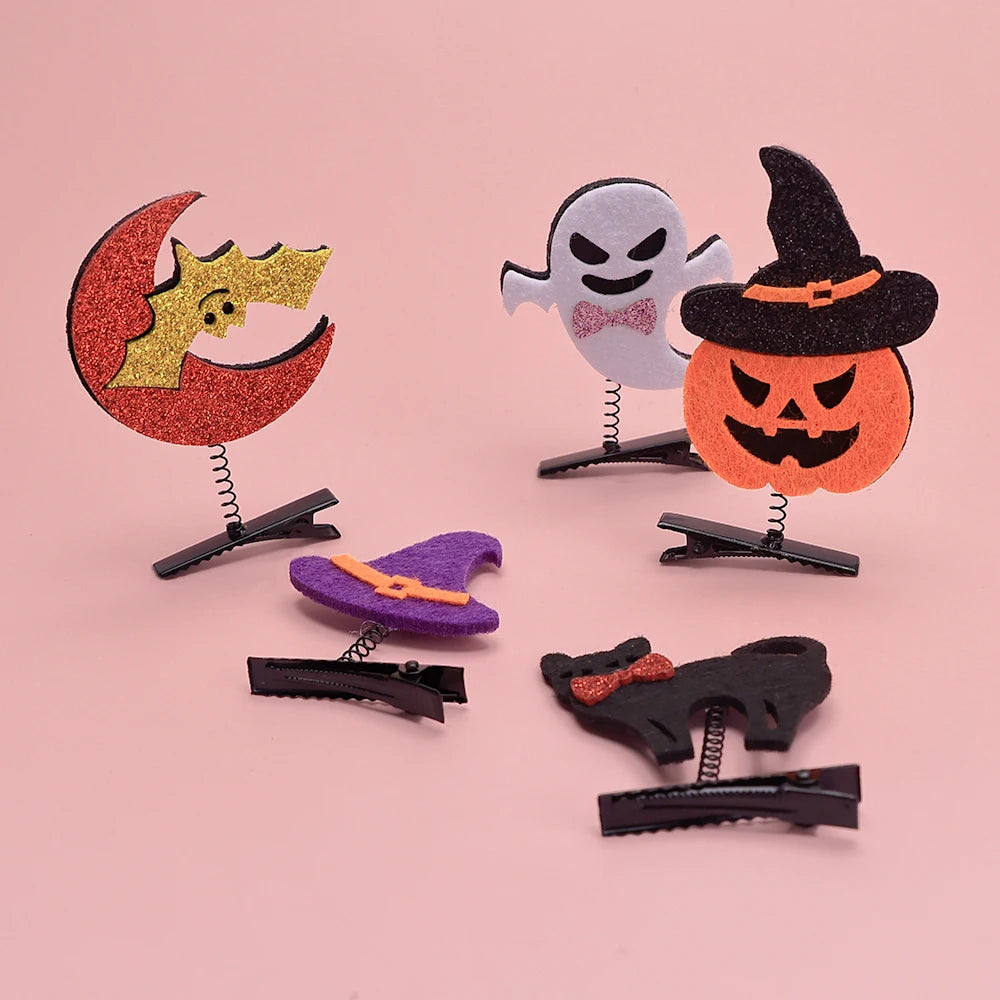 Halloween Styling Hair Accessories Skeleton Claw Hair Clip For Women Girls Accessories Skull Horror Zombie Punk Rock Hairpins Good Vibrations