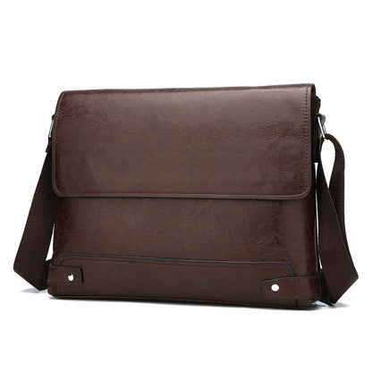 Shoulder Bag, Men's Crossbody Bag, Business Bag, Large Capacity, For Business Trips and Work Good Vibrations