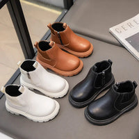 Children Fashion Boots Soild Color Versatile Kids Short Boots Soft Bottom Non-slip 2025 Autumn Winter New Boys Girls Ankle Boots Good Vibrations