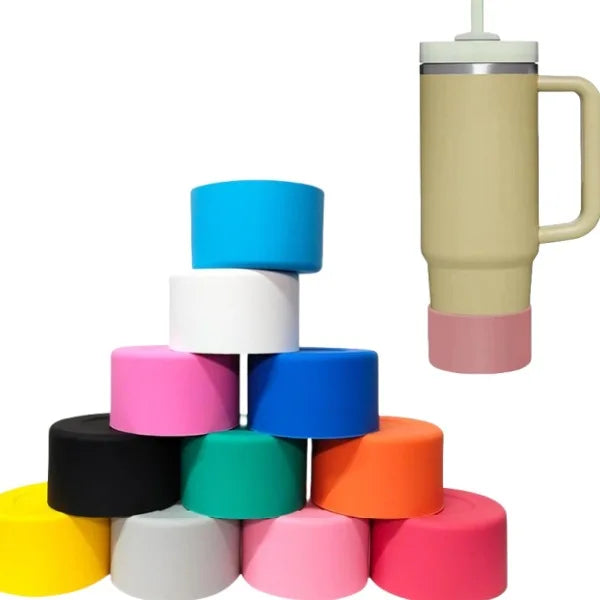 Silicone Insulated Cup Protective Sleeve For 40oz 30oz 20oz Water Bottle Silicone Boot Bottom Sleeve Cover Non-Slip Cup Sleeve Good Vibrations Adult Super Store