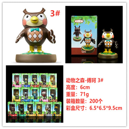 16th Edition Animal Crossing Friends Friendship Family Portrait Figure Set - Shiri Hikari Game Anime Figure Set Good Vibrations