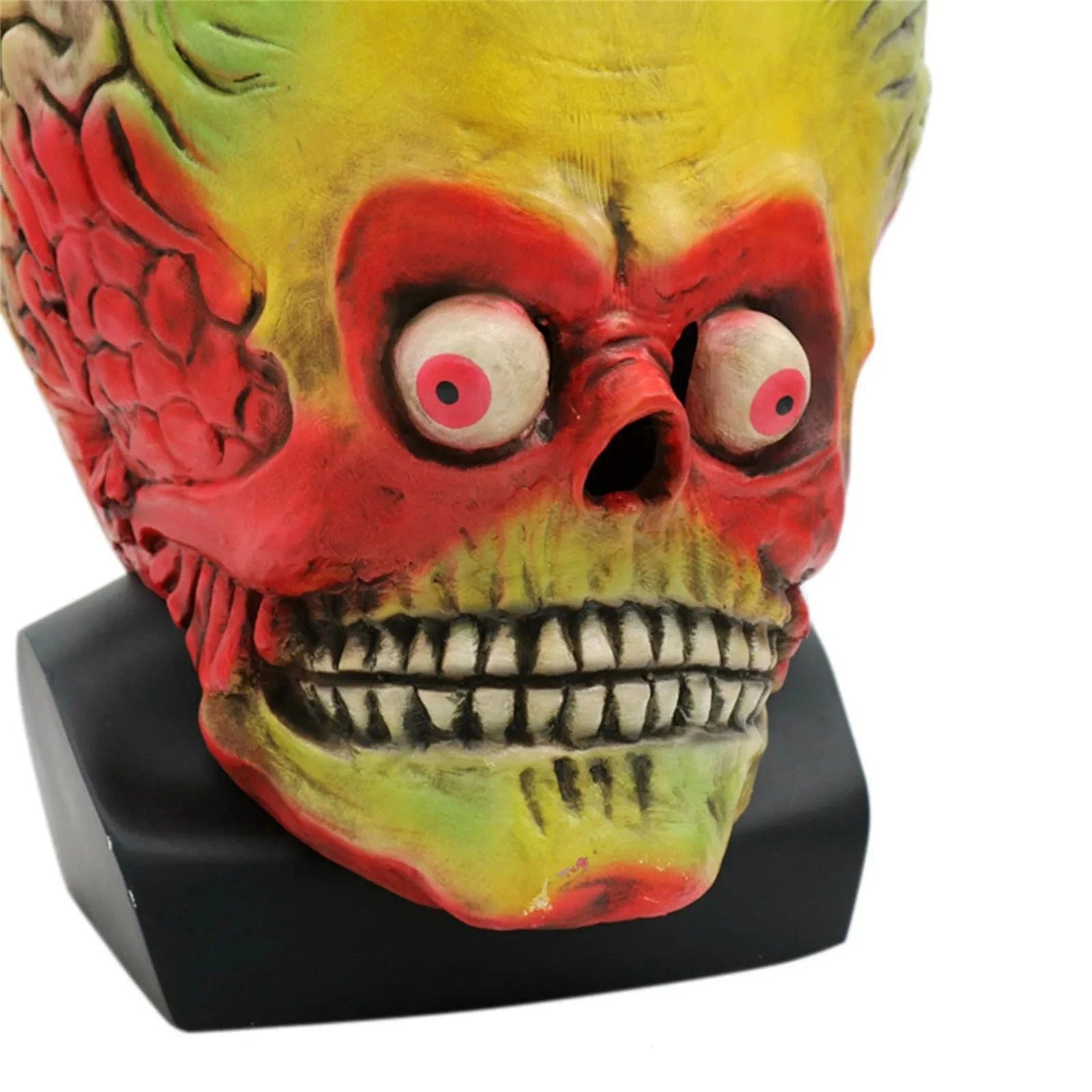 Halloween funny mask headgear funny Martian headgear Halloween role-playing party props latex simulation mask Good Vibrations