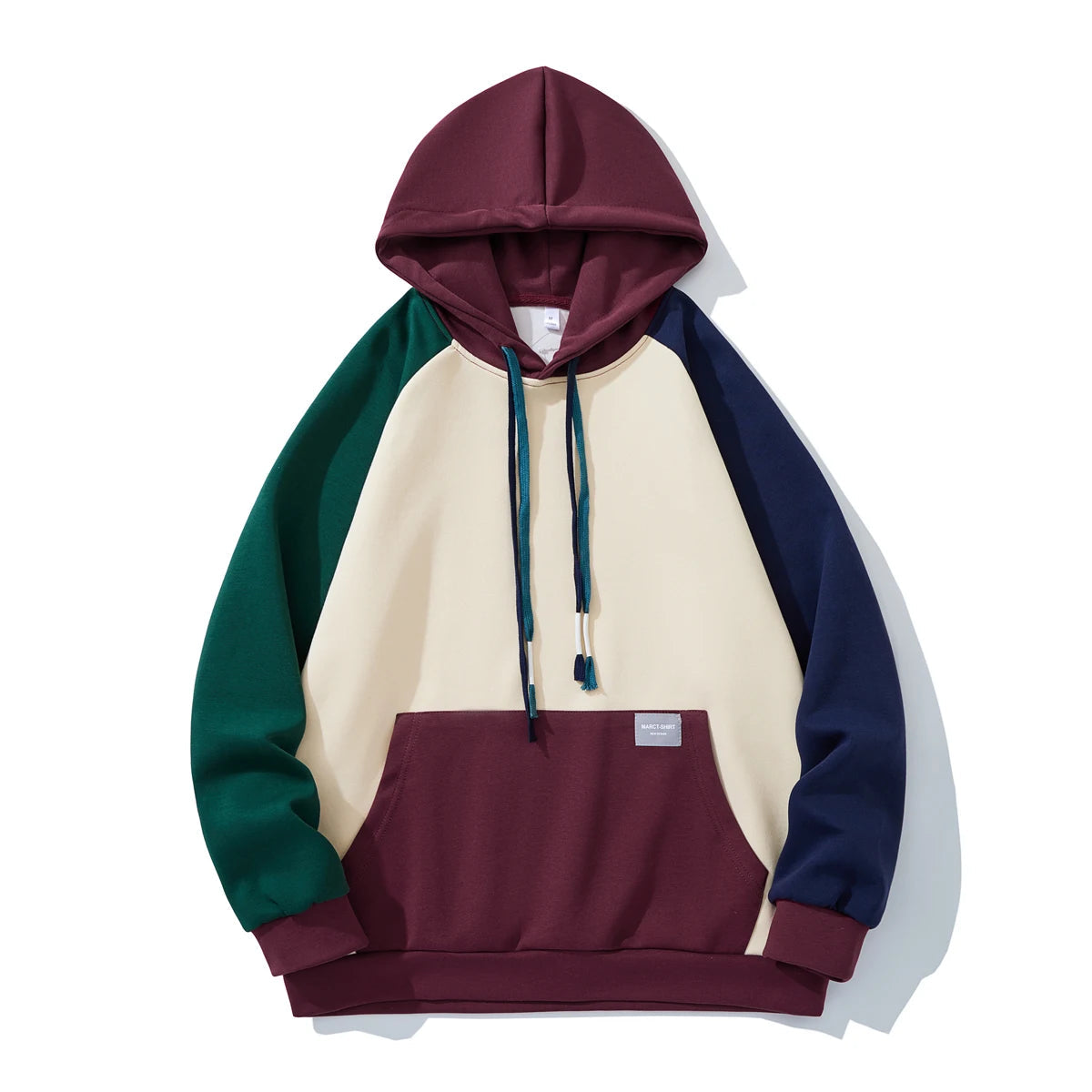 2024 Spring Men's Hoodie Sweatshirt Men Hooded Patchwork Daily Pullover Sports Streetwear Designer Autumn Clothing Hoodies Good Vibrations