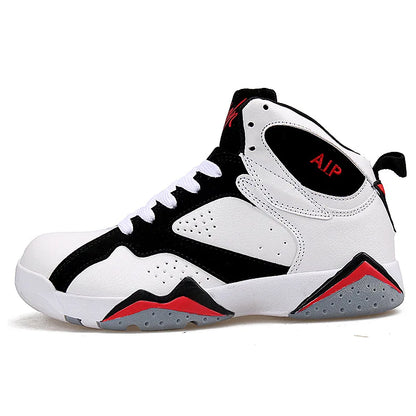 Men's basketball shoes high top sports shoes wear-resistant couple style casual youth outdoor style Good Vibrations