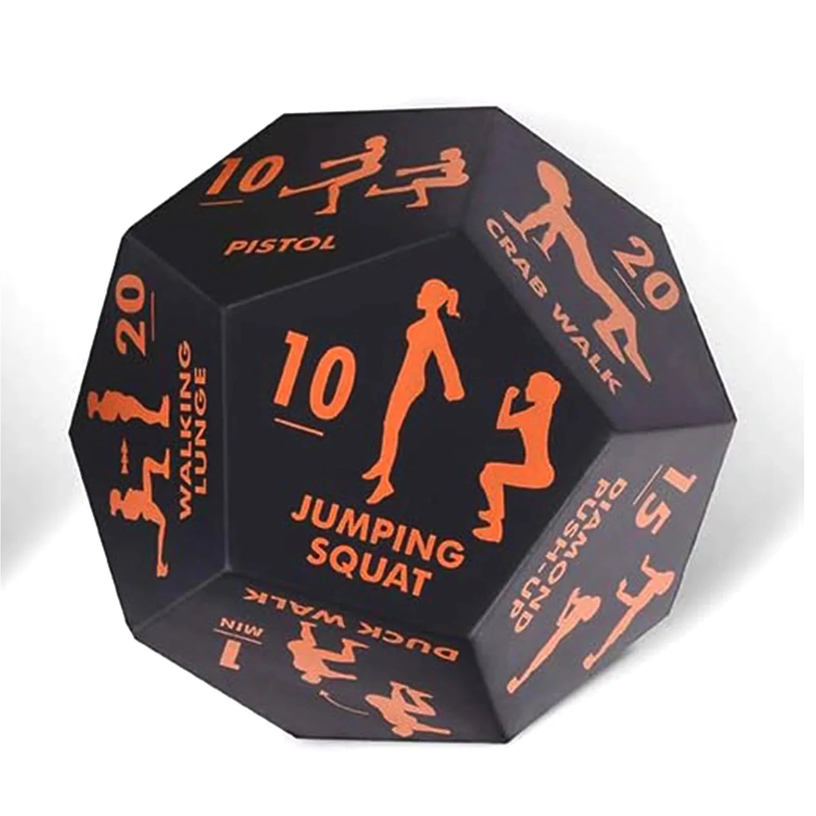 Fitness Game Dice PU Foam 12 Sides Rounded Numbers DiceEnjoy New Exercise Methods Anywhere Add Surprise Fun To Fitness Routine Good Vibrations
