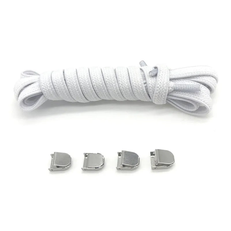 No tie Shoe laces Elastic laces Sneakers Flat Shoelaces without ties Quick Shoelace for Shoes Kids Adult One Size fits All Shoes Good Vibrations