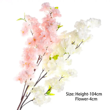 Party Table 4 Branches Wedding Decor Artificial Sakura Home Decoration Fake Flower Cherry Blossom Good Vibrations