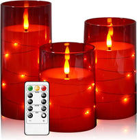 Electronic candles LED candles for home decoration LED light strips with remote control LED glass candles Christmas wedding part Good Vibrations
