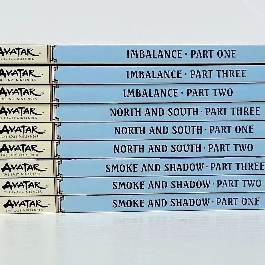 Avatar:The Last Airbender Season 1 Nine books + Season 2 Nine books English book American comics Action comedy fantasy story Good Vibrations