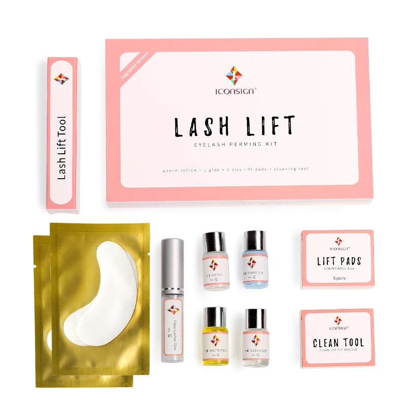 Dropshipping ICONSIGN Upgrade Version Lash Lift Kit Lifting Eyelashes Lasting 6-8 Weeks Lash Perm Eyelash Enhancer Makeup Tools Good Vibrations