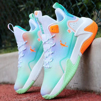 Brand Professional Men's White Red Blue Basketball Shoes Basketball Sneakers Anti-skid High-top Couple Man Basketball Boots Good Vibrations