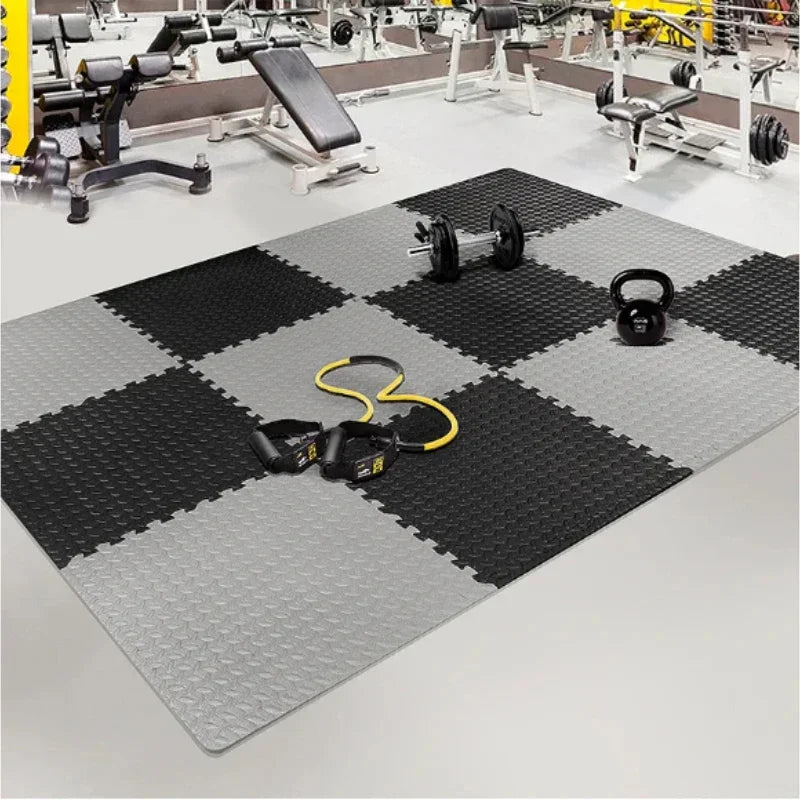 8/16 Pcs Foam Fitness Non Slip Yoga Mat Fitness Floor Tile Protection Pad Fitness Equipment Mat Suitable for Indoor Fitness Good Vibrations