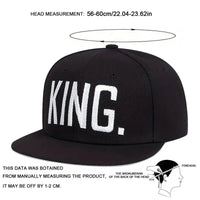 KING Letter embroidery Snapback hat street men women lovers baseball cap hiphop sports caps adjustable hats Good Vibrations