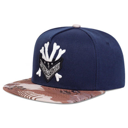 Unisex Los Angeles Embroidery Hip-hop Hats Spring Autumn Outdoor Adjustable Casual Baseball Caps Trucker Caps Sunscreen Hat Good Vibrations