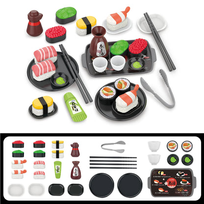 Children's toys: Pretend play, barbecue, fast food, pizza, sushi, afternoon tea, desserts, kitchen food, toy sets Good Vibrations