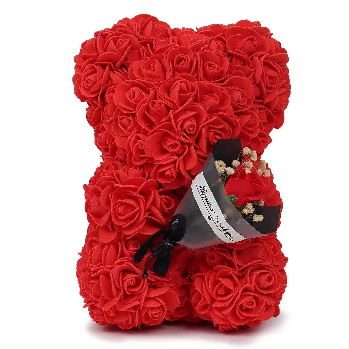 Rose Teddy Bear Artificial Flower Anniversary Valentines Day Birthday Gift Mothers Day Mom Gifts Girlfriend Birthday Gifts Women Good Vibrations
