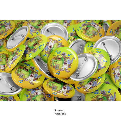 Game My Singing Monsters Birthday Party Decorations Kids Favor Gift Paper Cups Plates Baby Shower Disposable Tableware Supplies Good Vibrations