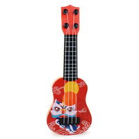 Toys Musical Instrument Entertainment Toys 4 Strings Classical Ukulele Small Guitar Toy Educational Toy Musical Instrument Toy Good Vibrations